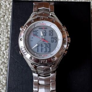 Men’s Timex Ironman stainless watch.